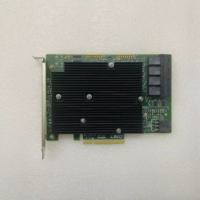 Tarjeta de matriz de servidor LSI SAS 9300-16I 12GBS HBA BUS ADAPTER CARD Modo 4SFF-8643 SATA Cable