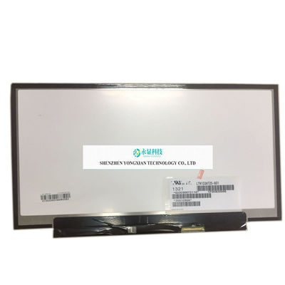 Pantalla LCD delgada de 13.3 pulgadas LTN133AT25-601 con resolución de 1366 x 768 RGB para un rendimiento óptimo y un amplio ángulo de visión