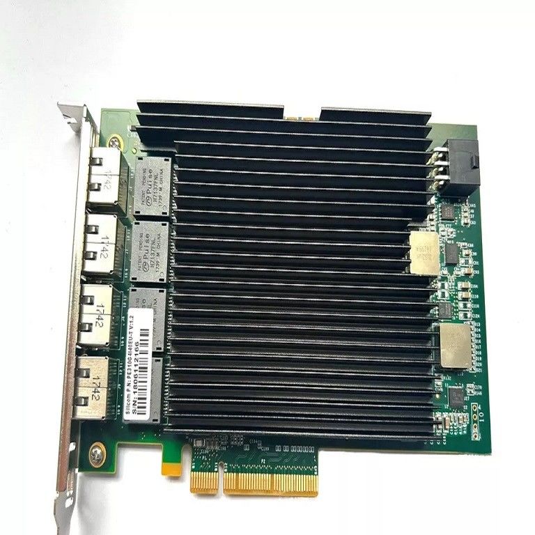 Puerto Silicom Cuad 10Gb PCIe RJ45 PE310G4I40EU-T X540-T4 Adaptador de red Ethernet